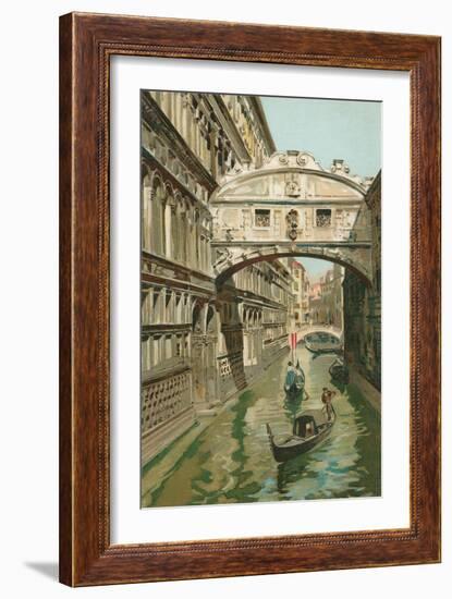 Bridge of Sighs, Venice, Italy-null-Framed Art Print