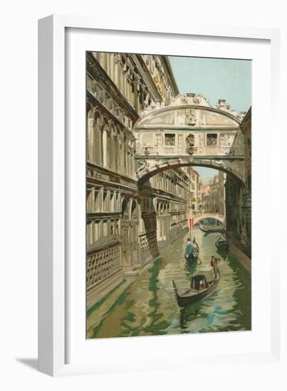 Bridge of Sighs, Venice, Italy-null-Framed Art Print