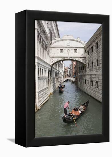 Bridge of Sighs, Venice, UNESCO World Heritage Site, Veneto, Italy, Europe-Philip Craven-Framed Premier Image Canvas