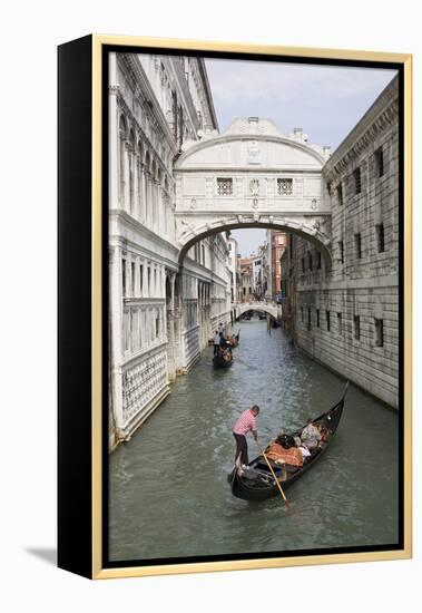 Bridge of Sighs, Venice, UNESCO World Heritage Site, Veneto, Italy, Europe-Philip Craven-Framed Premier Image Canvas