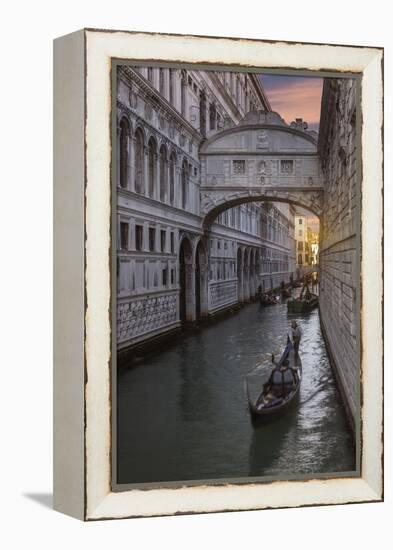 Bridge of Sighs, Venice, UNESCO World Heritage Site, Veneto, Italy, Europe-Angelo Cavalli-Framed Premier Image Canvas