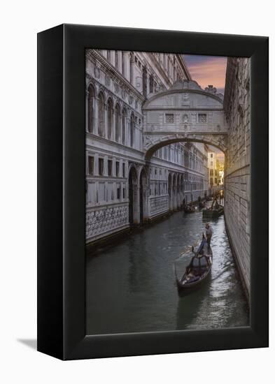 Bridge of Sighs, Venice, UNESCO World Heritage Site, Veneto, Italy, Europe-Angelo Cavalli-Framed Premier Image Canvas