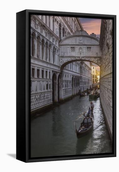 Bridge of Sighs, Venice, UNESCO World Heritage Site, Veneto, Italy, Europe-Angelo Cavalli-Framed Premier Image Canvas