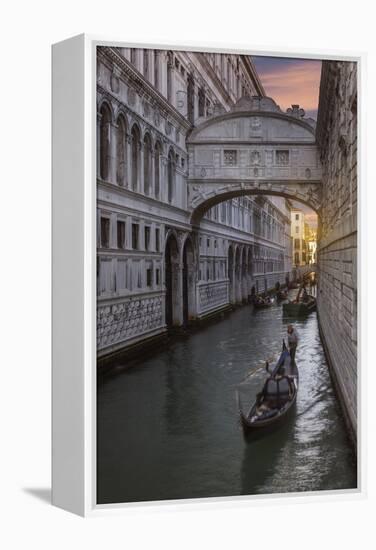 Bridge of Sighs, Venice, UNESCO World Heritage Site, Veneto, Italy, Europe-Angelo Cavalli-Framed Premier Image Canvas