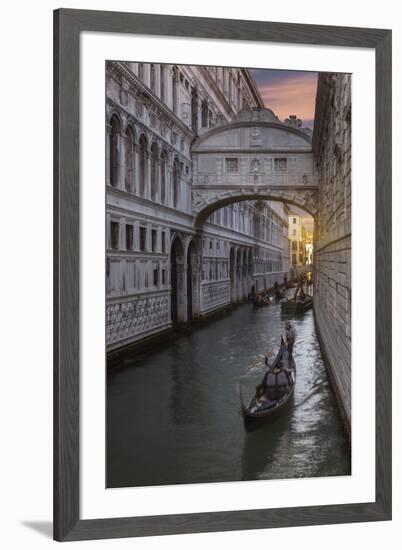 Bridge of Sighs, Venice, UNESCO World Heritage Site, Veneto, Italy, Europe-Angelo Cavalli-Framed Premium Photographic Print