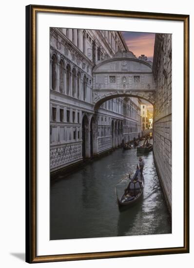 Bridge of Sighs, Venice, UNESCO World Heritage Site, Veneto, Italy, Europe-Angelo Cavalli-Framed Premium Photographic Print