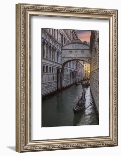 Bridge of Sighs, Venice, UNESCO World Heritage Site, Veneto, Italy, Europe-Angelo Cavalli-Framed Photographic Print