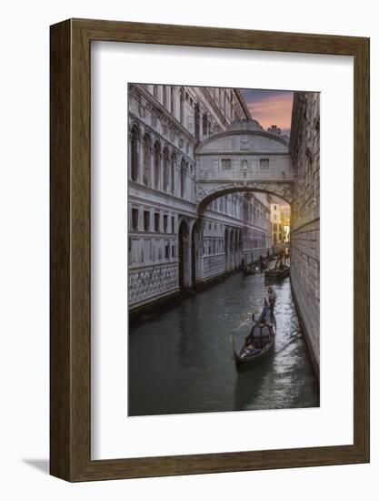 Bridge of Sighs, Venice, UNESCO World Heritage Site, Veneto, Italy, Europe-Angelo Cavalli-Framed Photographic Print