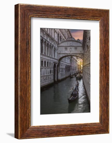 Bridge of Sighs, Venice, UNESCO World Heritage Site, Veneto, Italy, Europe-Angelo Cavalli-Framed Photographic Print