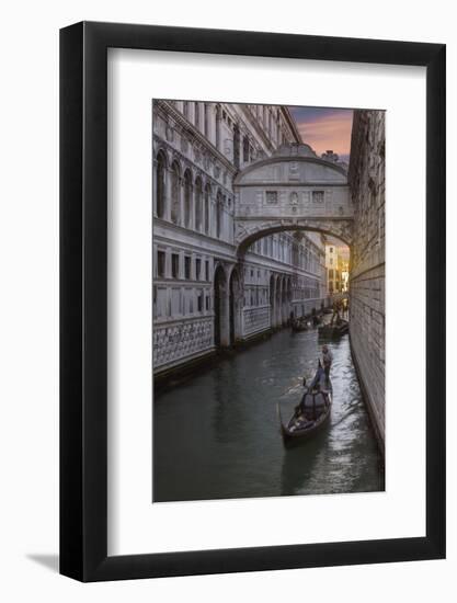 Bridge of Sighs, Venice, UNESCO World Heritage Site, Veneto, Italy, Europe-Angelo Cavalli-Framed Photographic Print