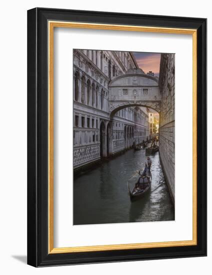 Bridge of Sighs, Venice, UNESCO World Heritage Site, Veneto, Italy, Europe-Angelo Cavalli-Framed Photographic Print