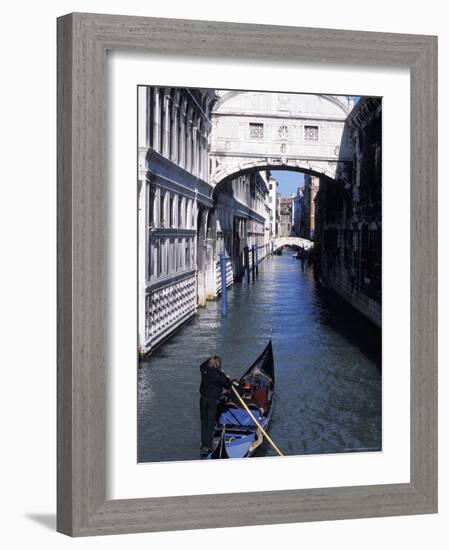 Bridge of Sighs, Venice, Veneto, Italy-Guy Thouvenin-Framed Photographic Print