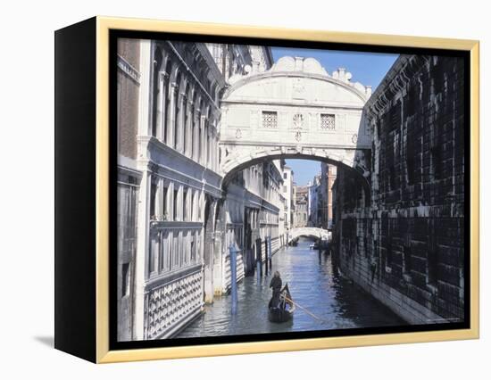 Bridge of Sighs, Venice, Veneto, Italy-Guy Thouvenin-Framed Premier Image Canvas