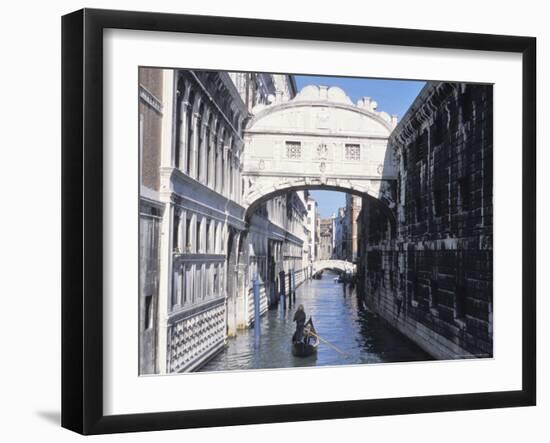 Bridge of Sighs, Venice, Veneto, Italy-Guy Thouvenin-Framed Photographic Print