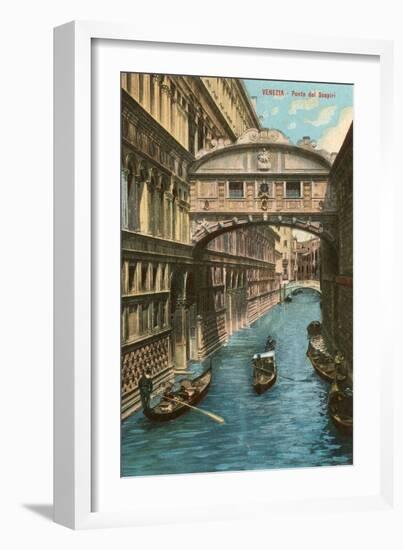 Bridge of Sighs, Venice-null-Framed Art Print