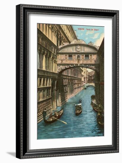 Bridge of Sighs, Venice-null-Framed Art Print