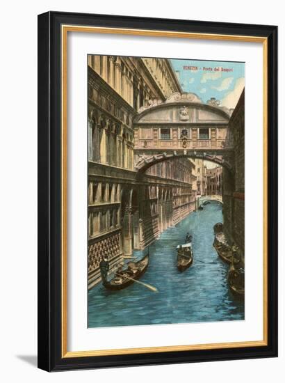 Bridge of Sighs, Venice-null-Framed Art Print