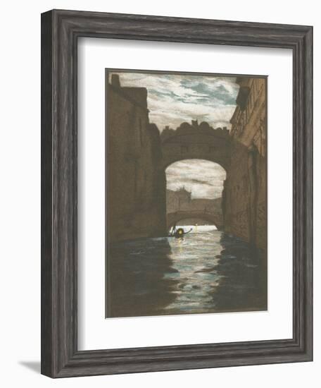 Bridge of Sighs, Venice-null-Framed Art Print