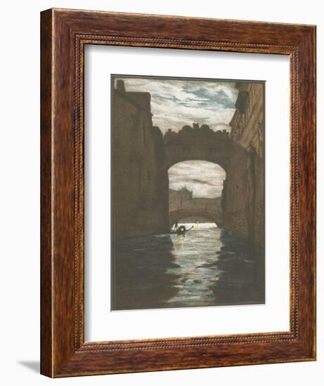 Bridge of Sighs, Venice-null-Framed Art Print