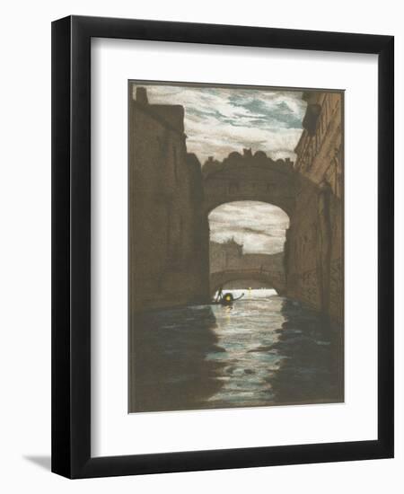 Bridge of Sighs, Venice-null-Framed Art Print