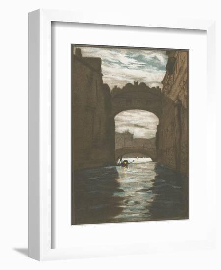 Bridge of Sighs, Venice-null-Framed Art Print