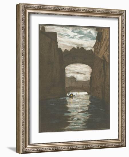 Bridge of Sighs, Venice-null-Framed Art Print