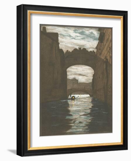 Bridge of Sighs, Venice-null-Framed Art Print