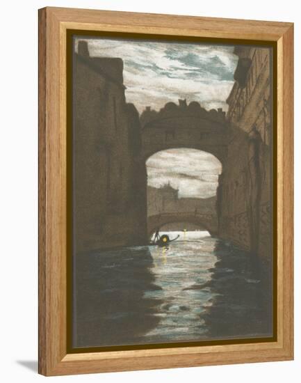 Bridge of Sighs, Venice-null-Framed Stretched Canvas