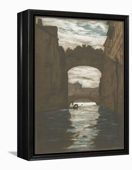 Bridge of Sighs, Venice-null-Framed Stretched Canvas