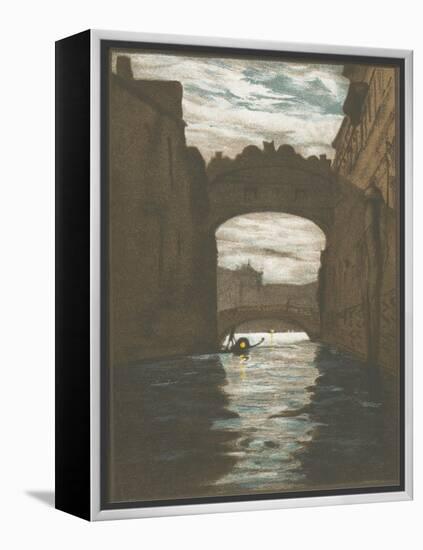 Bridge of Sighs, Venice-null-Framed Stretched Canvas