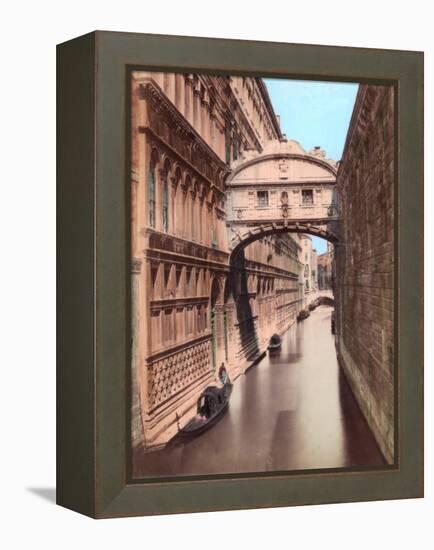 Bridge of Sighs, Venice-null-Framed Premier Image Canvas