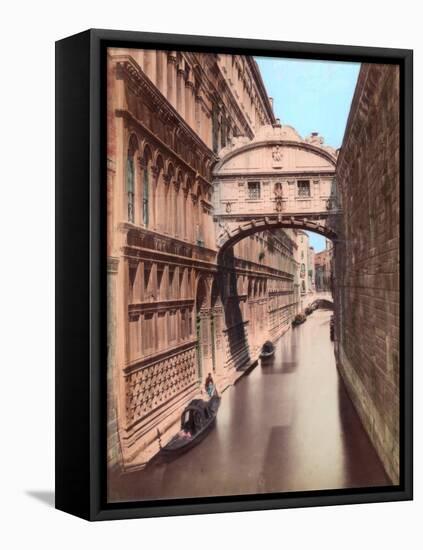 Bridge of Sighs, Venice-null-Framed Premier Image Canvas