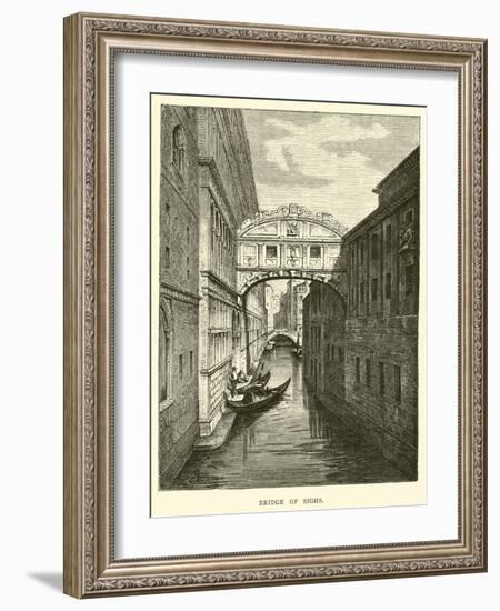 Bridge of Sighs-null-Framed Giclee Print