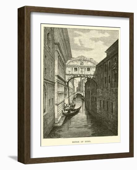 Bridge of Sighs-null-Framed Giclee Print