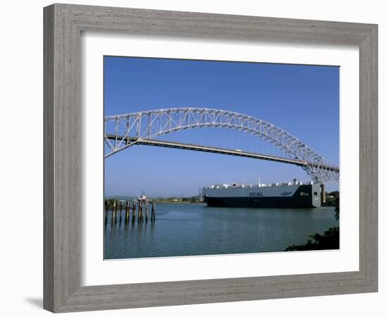 Bridge of the Americas, Panama Canal, Balboa, Panama, Central America-Sergio Pitamitz-Framed Photographic Print