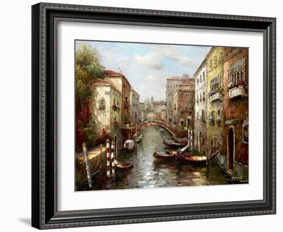Bridge of the Gondola-null-Framed Art Print