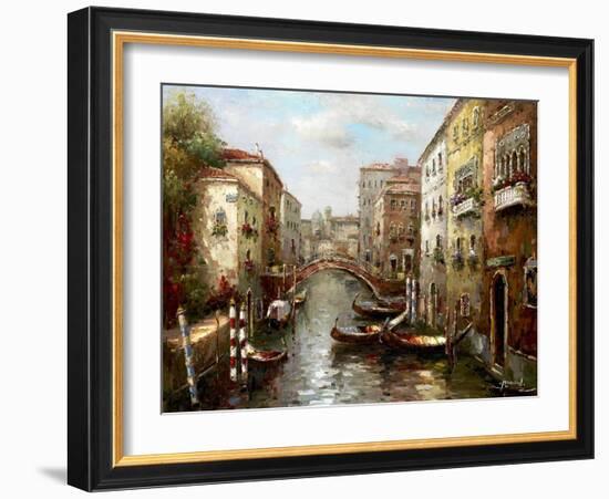 Bridge of the Gondola-null-Framed Art Print