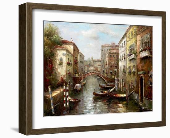 Bridge of the Gondola-null-Framed Art Print