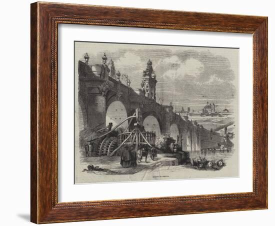 Bridge of Toledo-null-Framed Giclee Print