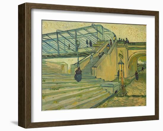 Bridge of Trinquetaille, 1888-Vincent van Gogh-Framed Giclee Print