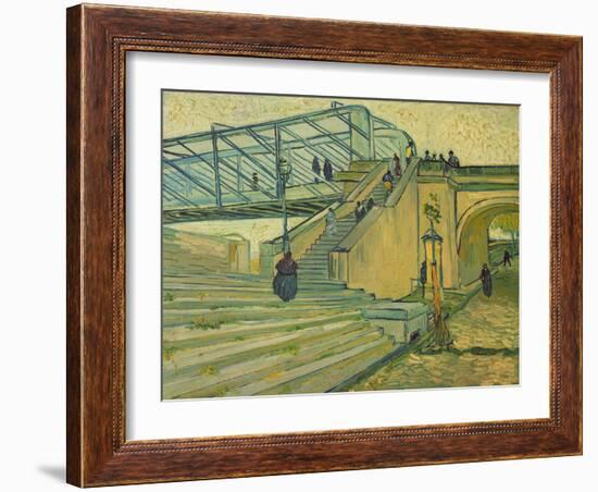 Bridge of Trinquetaille, 1888-Vincent van Gogh-Framed Giclee Print