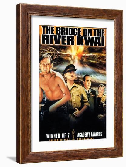Bridge on the River Kwai, 1958-null-Framed Art Print