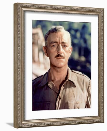 Bridge on the River Kwai, Alec Guinness, 1957-null-Framed Photo