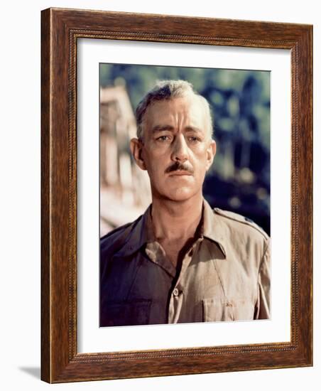 Bridge on the River Kwai, Alec Guinness, 1957-null-Framed Photo