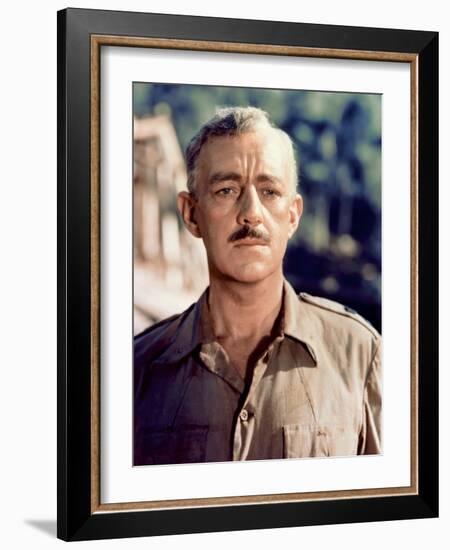 Bridge on the River Kwai, Alec Guinness, 1957-null-Framed Photo