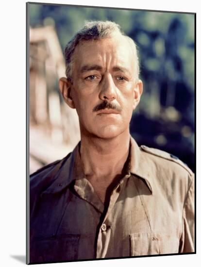 Bridge on the River Kwai, Alec Guinness, 1957-null-Mounted Photo