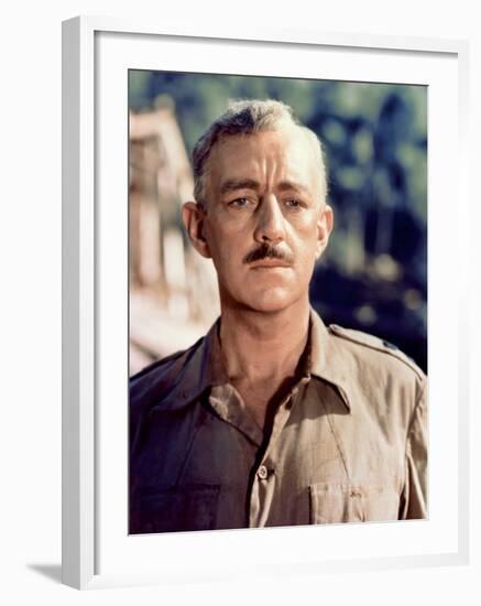 Bridge on the River Kwai, Alec Guinness, 1957-null-Framed Photo