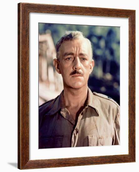 Bridge on the River Kwai, Alec Guinness, 1957-null-Framed Photo