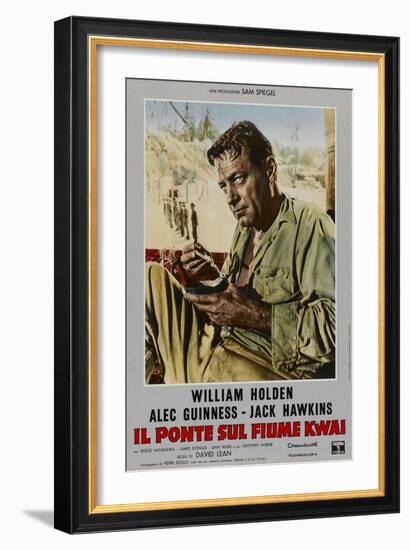 Bridge on the River Kwai, Italian Movie Poster, 1958-null-Framed Premium Giclee Print