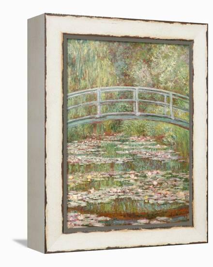 Bridge over a Pond of Water Lilies-Claude Monet-Framed Premier Image Canvas